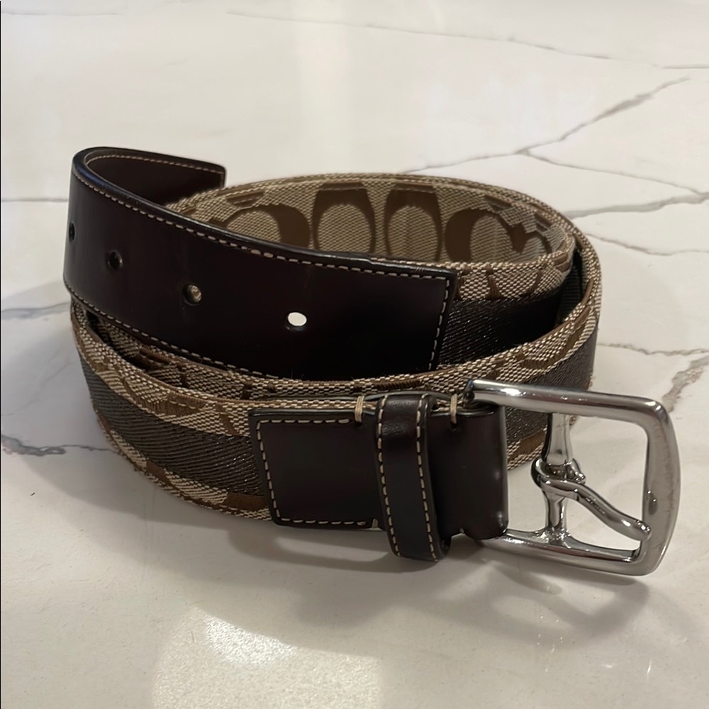 Brown Coach Belt